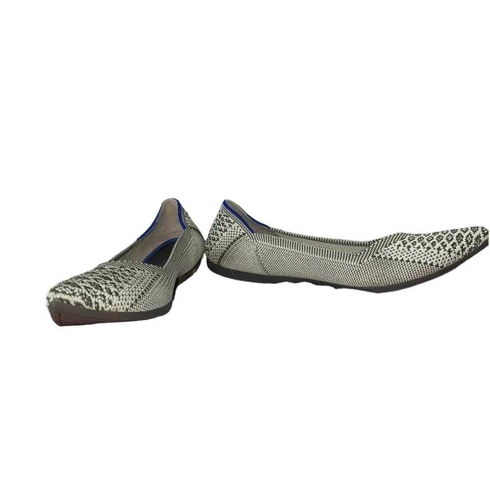 Rothy's Pistachio Python pointed toe flats. RARE- retired. Size W6 GUC - Picture 6 of 14